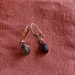 Scarab earrings
